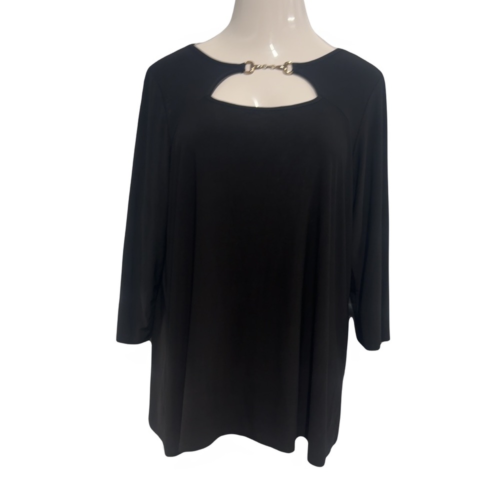 Avenue size 18/20 Black Mid length sleeve top